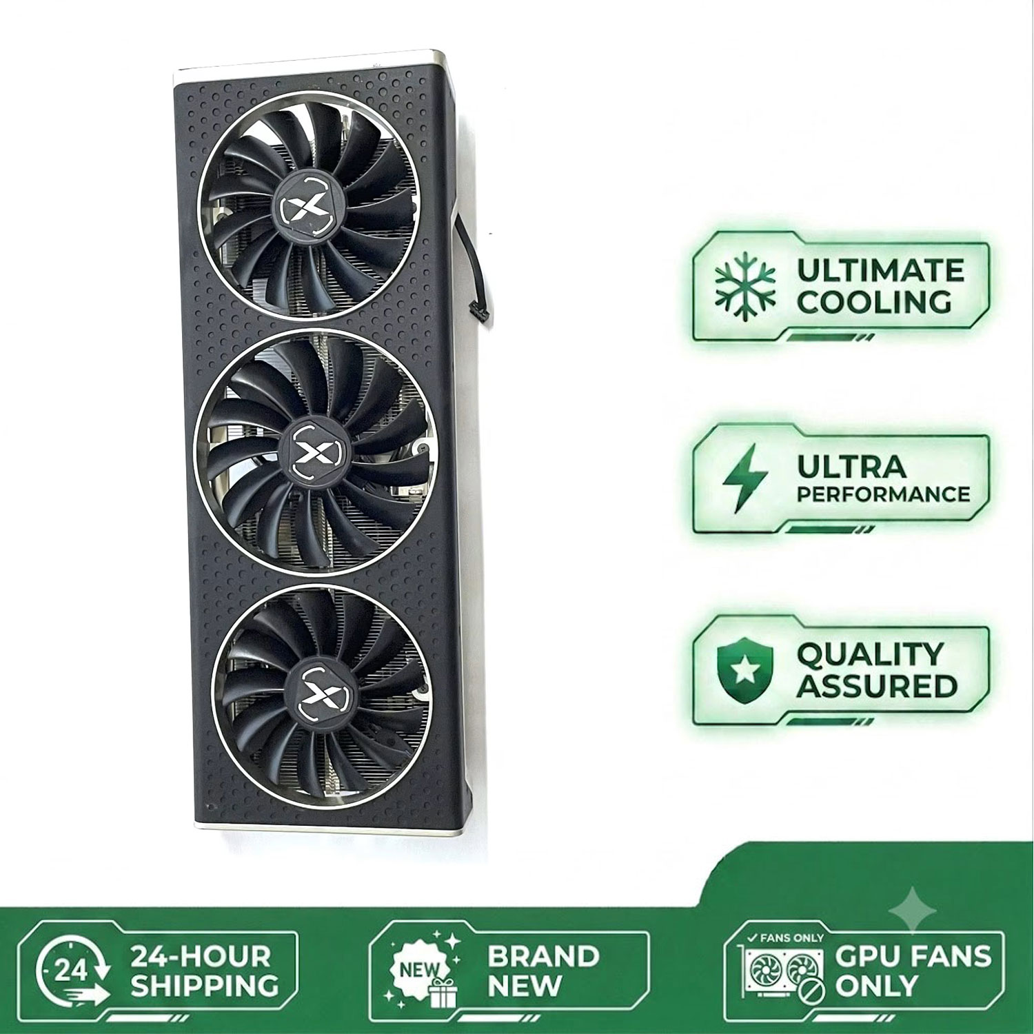 Rx 6700 Xt 12Gb Graphics Card - Cooler para Placa Gráfica CF9015U12D compatível