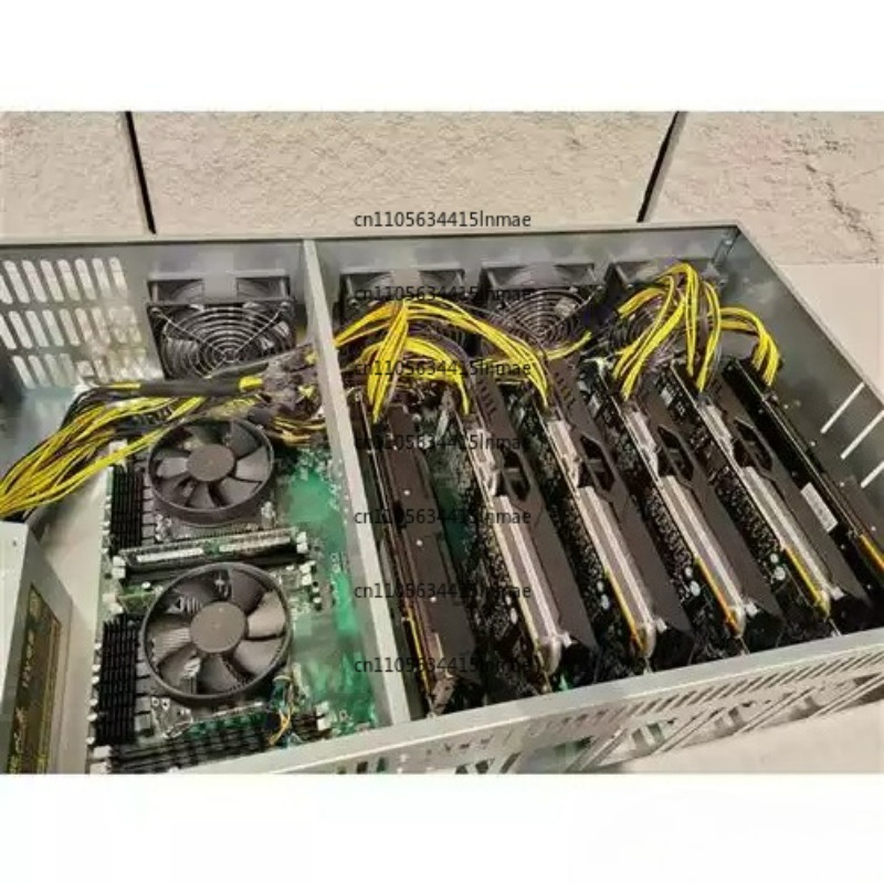 8 Gpu 4U Server Chassis - Chassi de Computador Industrial para Controle