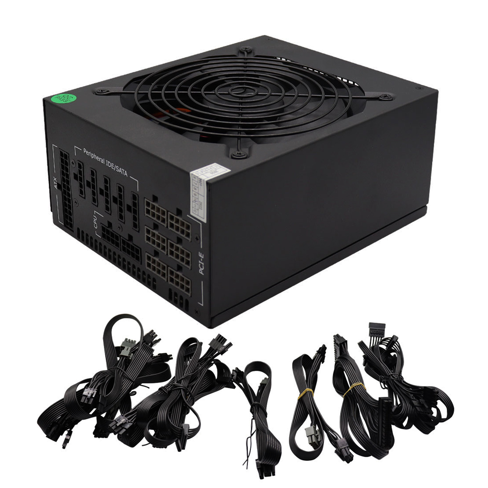 Fonte de alimentação completa  - 2000W Atx Mining Power Supply avaliação e preço