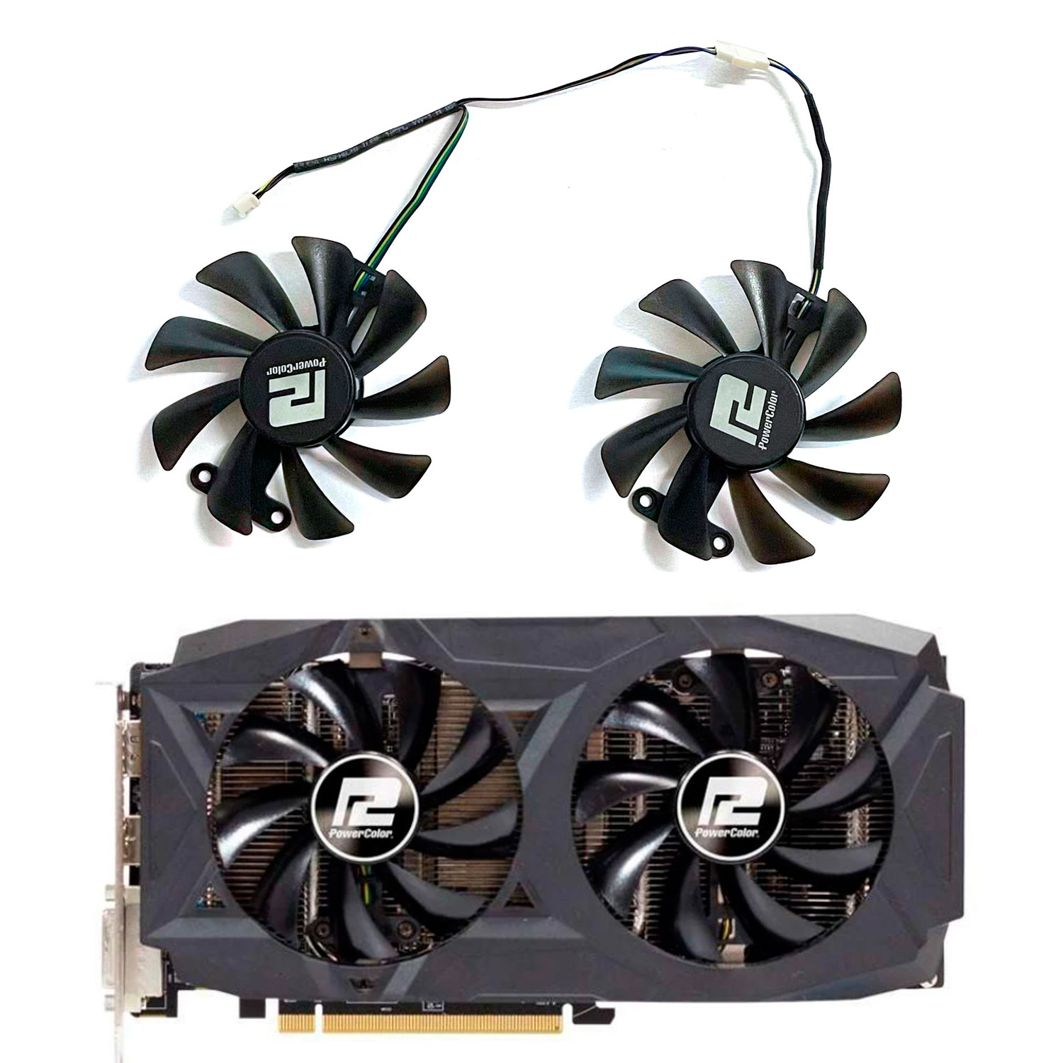 Ventoinha de substituição para - Rx 580 8Gb 2048Sp Gpu avaliação e preço